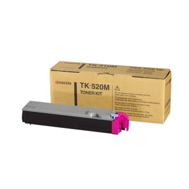 Kyocera TK-520 M lasertoner - 1T02HJBEU0 Original - Magenta 4000 sider