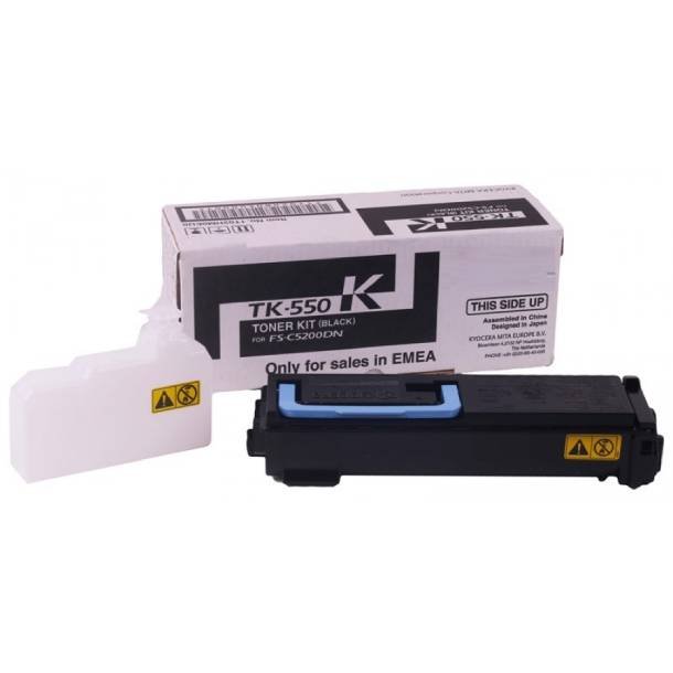 Kyocera TK-550 BK Original lasertoner (7000 sidor)