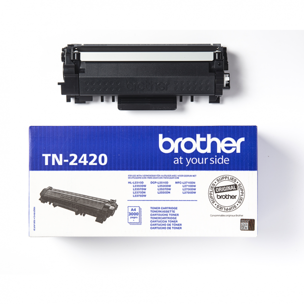 Brother TN 2420 BK lasertone original (3000 sidor)