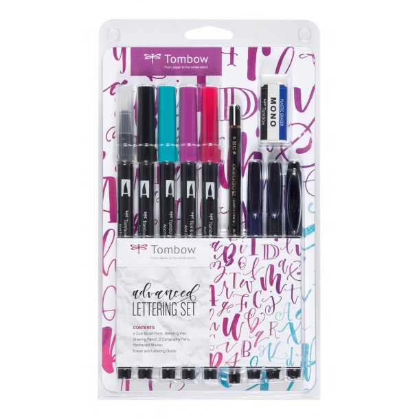 Tombow Hand Lettering Set Advanced, 10 different models