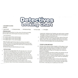 Detectives Looking Chart, brdspel