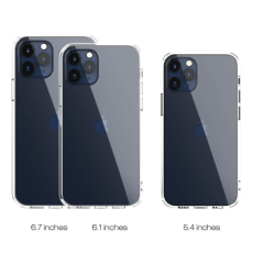 iPhone 12 Mini-fodral - vattenavvisande, 5,4", transparent