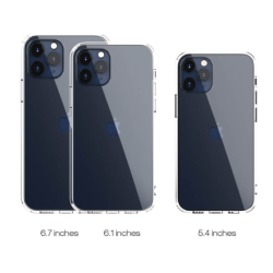 iPhone 12 / 12 Pro-fodral - vattenavvisande, 6,1", transparent