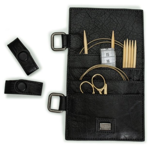 muud Carita F, accessories for case, leather, black