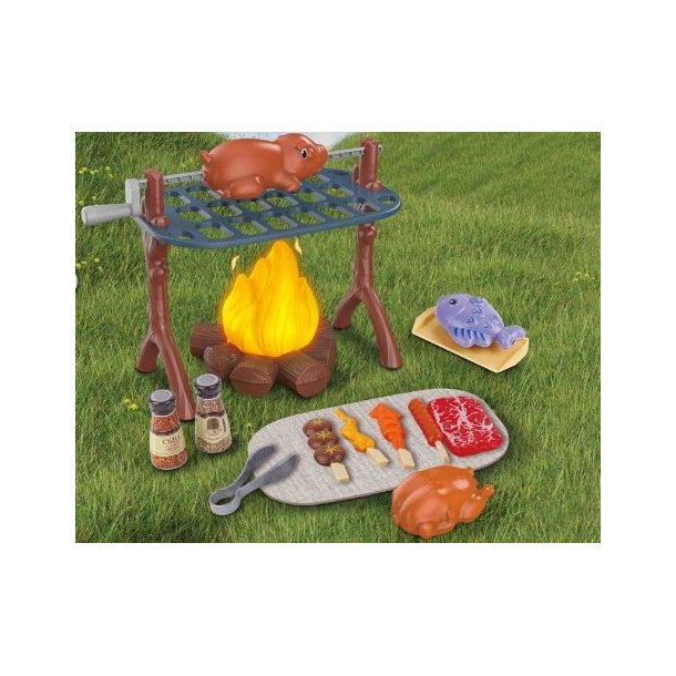 Toy Camping Set with Sound and Light, 17 Pieces