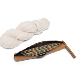 Muud Hee XL Etui f&ouml;r Virknlar/Pennfodral - L&auml;der, Svart