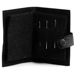 Muud Edy Etui f&ouml;r Nlar - L&auml;der, Svart