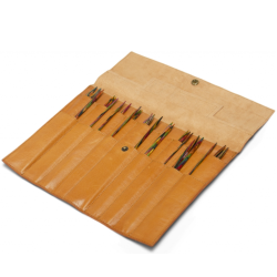 Muud Oslo XL Etui f&ouml;r Stickor - L&auml;der, Whisky