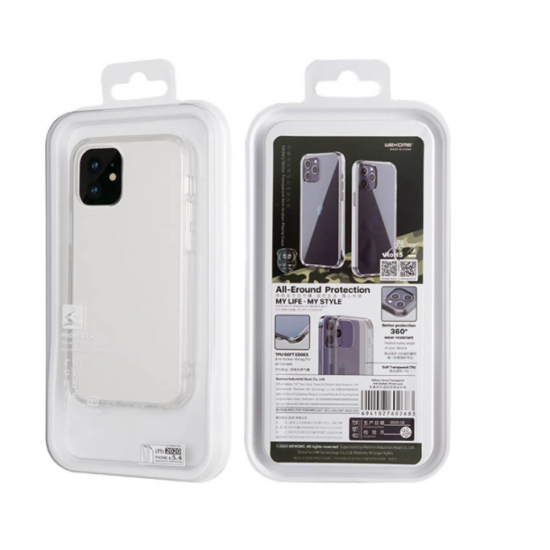 SERO iPhone cover, vattenavvisande, iPhone 12/12 Pro (6.1 "), transparent