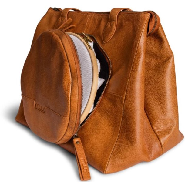 Muud Fro Shopper f&ouml;r Broderi-F&ouml;rvaring - L&auml;der, Whisky