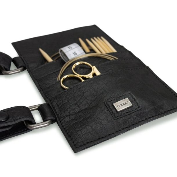 Muud Carita F Tillbeh&ouml;r till Etui - L&auml;der, Svart