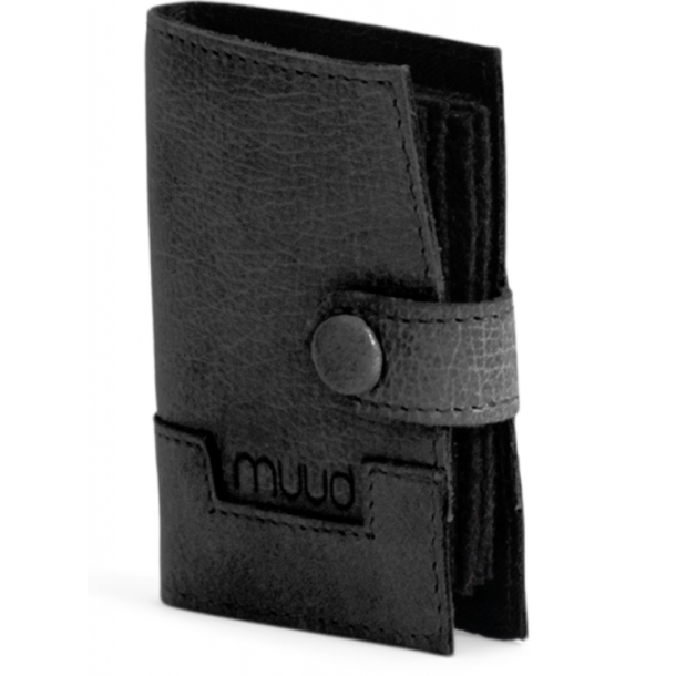 Muud Edy Etui f&ouml;r Nlar - L&auml;der, Svart