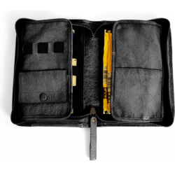 Muud Effi Etui - L&auml;der, Svart