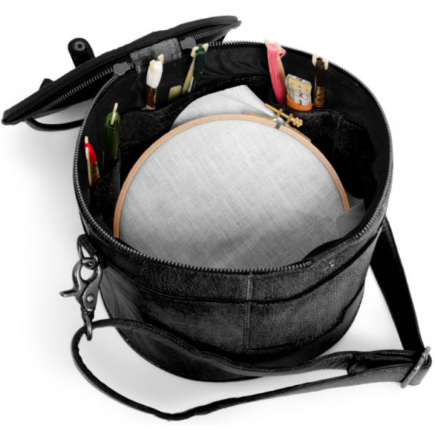 Muud Enturn V&auml;ska - L&auml;der, Svart