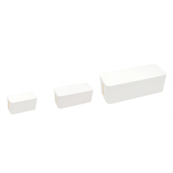 Kabelskjuler - 40,5 x 15,5 x 13,5 cm, hvid (stor)