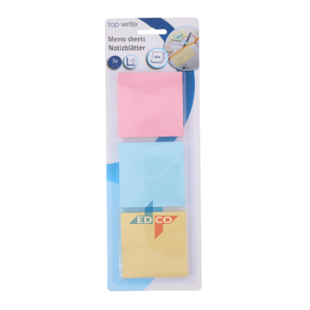 Sticky notes / Memo notes, 3 st  50 ark