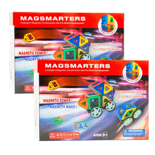Magsmarters byggsats - Sampak, 2 x 51 delar