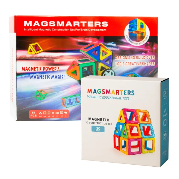 Magsmarters byggsats - Sampak, 51 delar + 30 delar