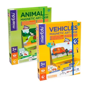mierEdu Magnetbog - Sampak, Biler / Dyr