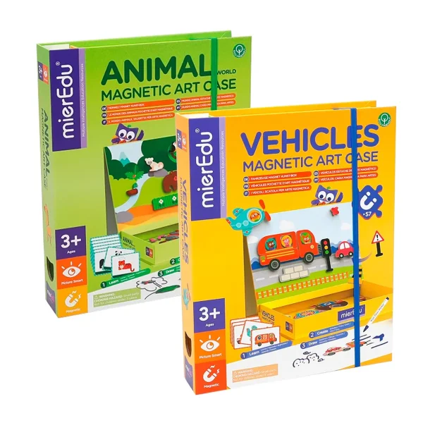 mierEdu Magnetbog - Sampak, Biler / Dyr