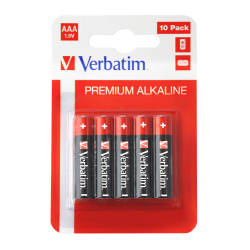 Verbatim Alkaline batterier AAA / LR03 10-pack