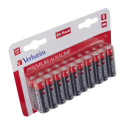 Verbatim Alkaline AA batterier (20 st)