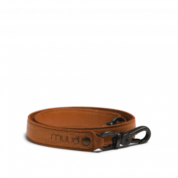 muud Hudson Sholderstrap, leather, whisky, 50 cm