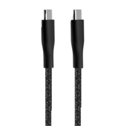 USB-C - USB-C-kabel, 2 m, svart