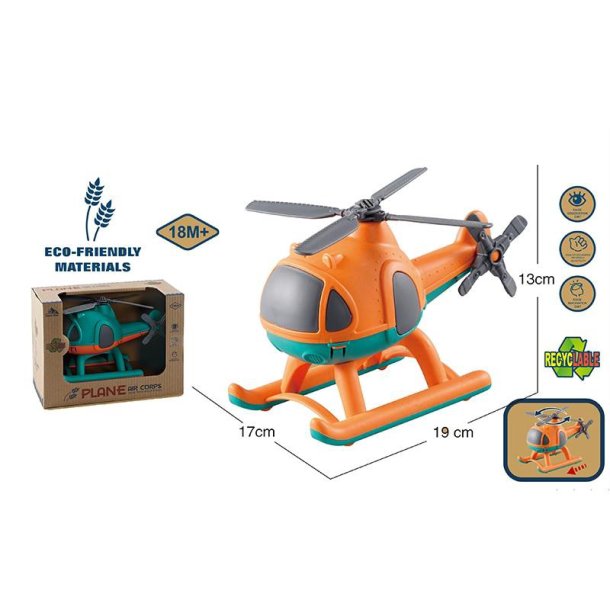 Eco-friendly toy helicopter