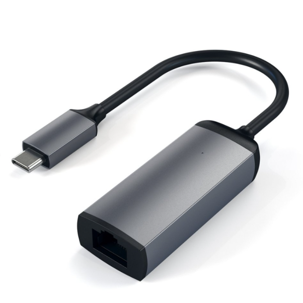 Satechi USB-C to Gigabit Ethernet - USB-C til Gigabit Ethernet Adapter - Space grey