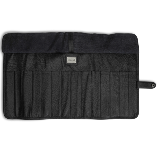 Muud Bea Etui f&ouml;r Stickor - L&auml;der, Svart