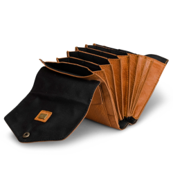 Muud Betina Etui f&ouml;r Stickor - L&auml;der, Whisky