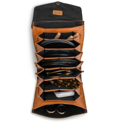 Muud Betina Etui f&ouml;r Stickor - L&auml;der, Whisky