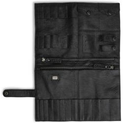 Muud Billie Multifunktion Strikketui - L&auml;der, Svart