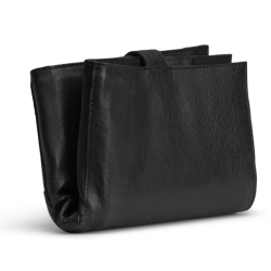 Muud Billie Multifunktion Strikketui - L&auml;der, Svart