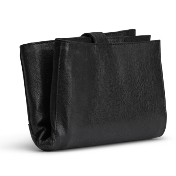 Muud Billie Multifunktion Strikketui - L&auml;der, Svart