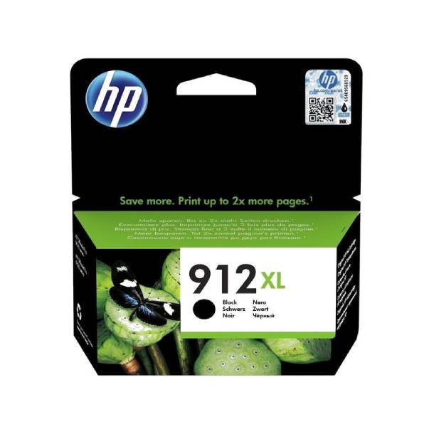 HP 912 XL BK Ink Cartridge - 3YL84AE Original - Black 22 ml