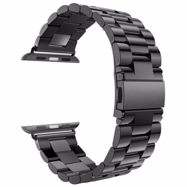 SERO Armband  fr Apple Watch i rostfritt stl, 42/44mm, svart