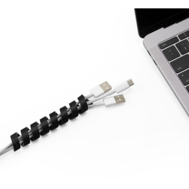 Bluelounge CableCoil kabelhllare, 4-pack, svart