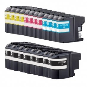 Kompatibel bläckpatron Brother LC 22U, 20 st. rabattpaket 644 ml