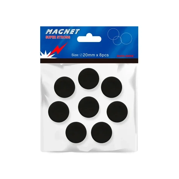 B&uuml;ngers Magneter 25 mm - Svart (7 st)