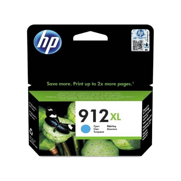 HP 912 XL C blkpatron - 3YL81AE Original - Cyan 10 ml 