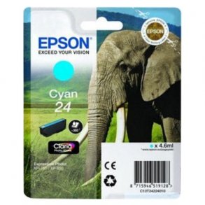 Epson 24XL T2432 - C13T24324012 blkpatron cyan 8,7 ml, original