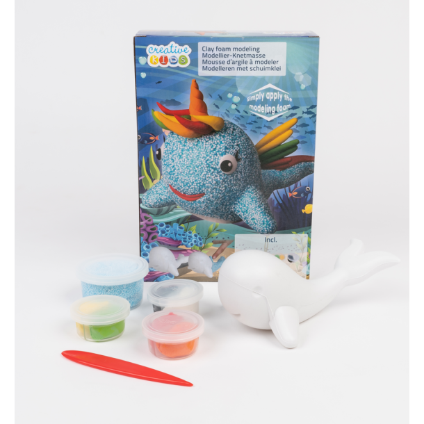 Creative Kids Foam Clay modellera skum - Fisk, 63g