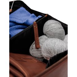 Muud Cleo Midi V&auml;ska - L&auml;der, Rich Brown