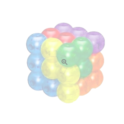 IQ puzzle - Magnetic Cube, rund