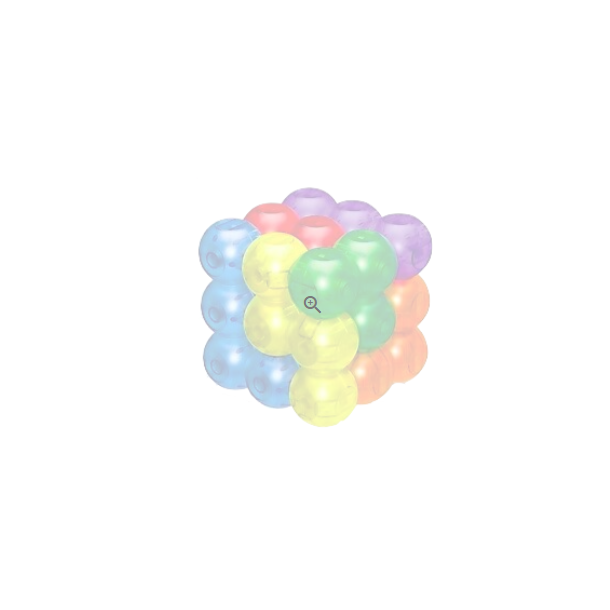 IQ puzzle - Magnetic Cube, rund