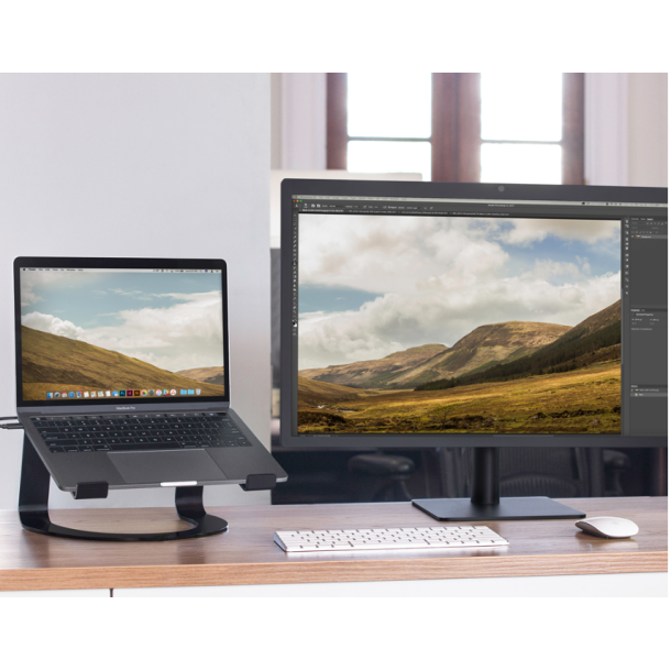 Twelve South Curve MacBook St&auml;llning Mat Svart - Station&auml;r Laptophllare