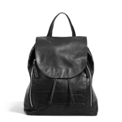 Muud Gimo Ryggs&auml;ck - L&auml;der, Svart