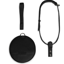 Muud Demi Bumbag - L&auml;der, Svart